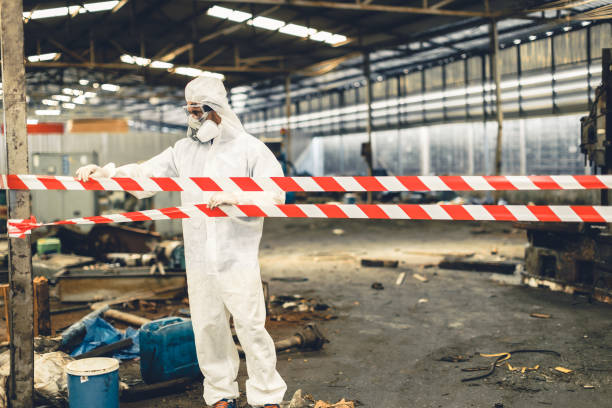 Professional Hoarding Cleanup technician working in Sandy Spring, MD
